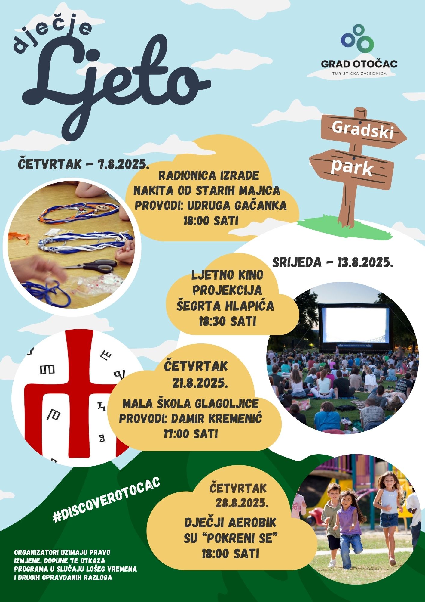 Poziv na Dječje Ljeto u Otočcu: Kreativnost, zabava i učenje