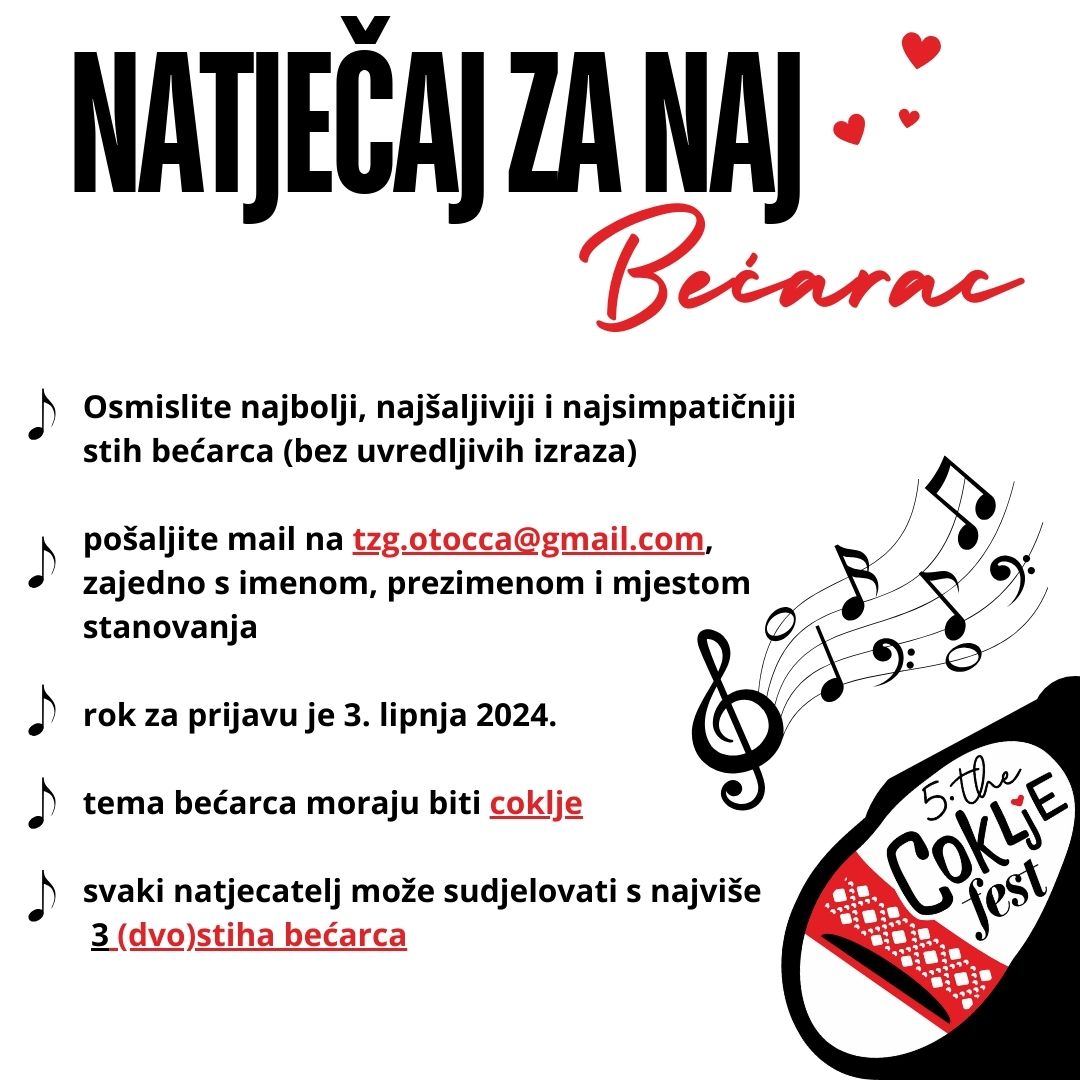 Naj Bećarac natječaj